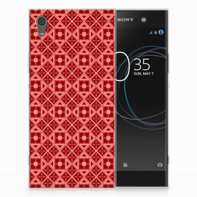Sony Xperia XA1 Ultra TPU bumper Batik Rood
