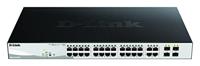 D-Link DGS-1210-28P/E 28-poorts Gigabit Smart+ Managed Switch inclusief 4x Combo SFP-poort - Alleen EU-netsnoer