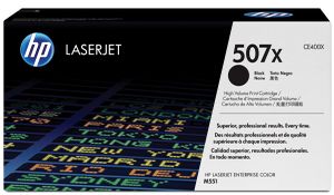 HP toner 507X, 11 000 pagina&apos;s, OEM CE400X, zwart