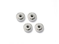 Flanged lock nut m5x8mm (silver/4pcs) - thumbnail