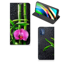 Motorola Moto G9 Plus Smart Cover Orchidee