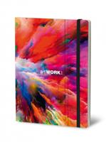 Stifflexible notitieboek Cloud Splash 15 x 21 cm papier 192 pag's