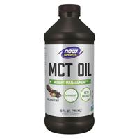 Now Foods - MCT olie-vanille-hazelnoot - 16 ounce.