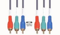 e+p YUV/RGB, 2m component videokabel (YPbPr) 3 x RCA