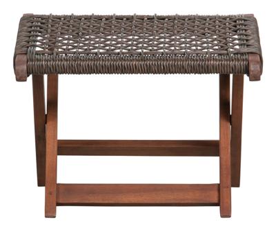 WOOOD Voetenbank Lois - Donkerbruin