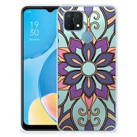 OPPO A15 TPU Case Purple Flower - thumbnail