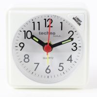 Techno-Line reiswekker GeneveS Wit