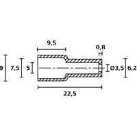 HellermannTyton OP4827 PE NA 2000 Beschermkap Klem-Ø (max.): 7.5 mm Polyethyleen Transparant 1 stuk(s) - thumbnail