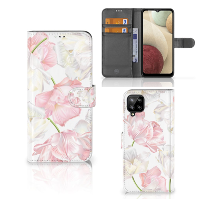 Samsung Galaxy A12 Hoesje Lovely Flowers Samsung Galaxy A12 Hoesje Lovely Flowers