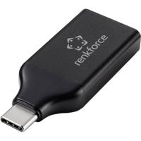 Renkforce USB 2.0 Adapter [1x USB-C 2.0 stekker - 1x DisplayPort bus]