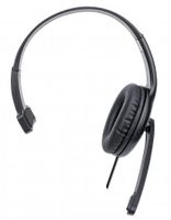 Manhattan 179874 hoofdtelefoon/headset Bedraad Hoofdband Kantoor/callcenter USB Type-A Zwart - thumbnail