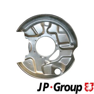 Dekplaat, remschijf JP GROUP JP GROUP, Inbouwplaats: Achteras links: , u.a. für Mercedes-Benz