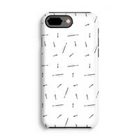 Hipster stripes: iPhone 8 Plus Tough Case