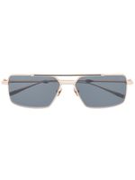 Valentino Eyewear lunettes de soleil Rockstud à monture pilote - Or