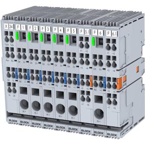 Block EB-1824-100-0 Elektronische beveiligingsschakelaar 24 V/DC 10 A Aantal uitgangen: 1 x Inhoud: 1 stuk(s)