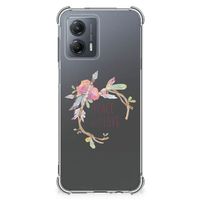 Motorola Moto G53 Stevig Bumper Hoesje Boho Text - thumbnail