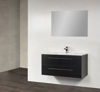 Badkamermeubel Exclusive Empoli 100cm Black Wood