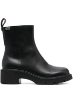 Camper bottines Milah en cuir 75mm - Noir