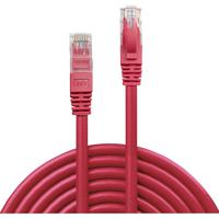 LINDY 48035 RJ45 Netwerkkabel, patchkabel CAT 6 U/UTP 5.00 m Rood Snagless 1 stuk(s)