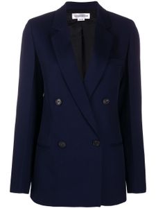 Victoria Beckham blazer à boutonnière croisée - Bleu