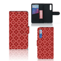 Xiaomi Mi 9 SE Telefoon Hoesje Batik Rood - thumbnail