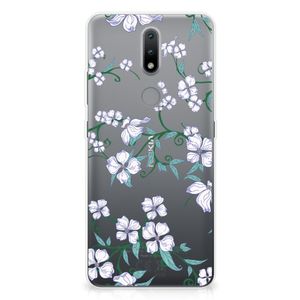 Nokia 2.4 Uniek TPU Case Blossom White