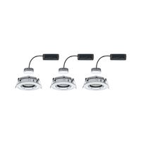 Paulmann Nova Plus Inbouwlamp voor badkamer Set van 3 stuks LED LED 20.4 W IP65 Chroom - thumbnail