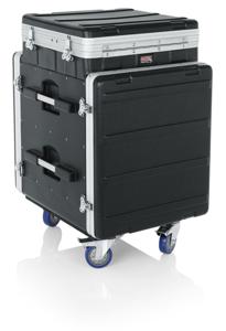 Gator Cases GRC-10X12-PU polyetheen 10U-12U combi flightcase voor mixers