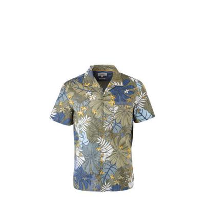 s.Oliver regular fit overhemd met all over print groen s.Oliver regular fit overhemd met all over print groen