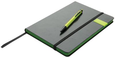 XD Collection notitieboek 8GB USB papier zwart/lime XD Collection notitieboek 8GB USB papier zwart/lime