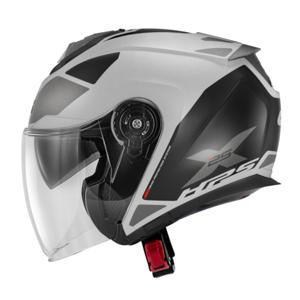 GIVI X.25 Target Mat, Jethelm of scooter helm, Titanium-Zwart