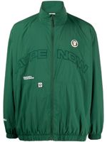 AAPE BY *A BATHING APE® veste à col montant à logo brodé - Vert