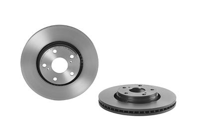 Remschijf COATED DISC LINE BREMBO, Remschijftype: Binnen geventileerd, u.a. für Toyota Remschijf COATED DISC LINE BREMBO, Remschijftype: Binnen geventileerd, u.a. für Toyota