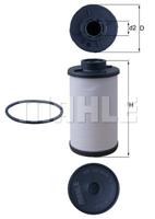 Hydraulische filter, automatische transmissie MAHLE, Diameter (mm)58,1mm, u.a. für VW, Seat, Skoda, Audi