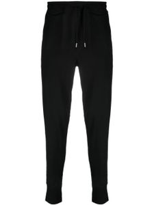 Paul Smith signature stripe-trim cotton track pants - Noir