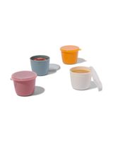HEMA Voedingspotjes Met Deksel 130ml- 4 Stuks