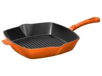 ERNESTO Gietijzeren grillpan (Oranje)