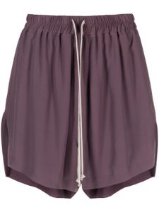 Rick Owens Boxers drawstring-waistband shorts - Violet