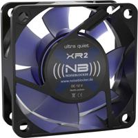 NoiseBlocker BlackSilent XR-2 PC-ventilator Zwart, Blauw (transparant) (b x h x d) 60 x 60 x 25 mm - thumbnail