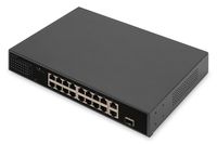 Digitus DN-95355 netwerk-switch Unmanaged Gigabit Ethernet (10/100/1000) Power over Ethernet (PoE) 1U Zwart