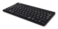 R-Go Tools Compact Break ergonomic keyboard, AZERTY (BE), W128444812 (keyboard, AZERTY (BE), bluetooth, black)