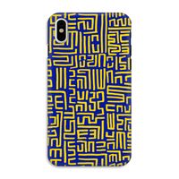 Majorelle Blue Print: iPhone X Tough Case