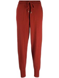 BOSS pantalon de jogging à lien de resserrage - Rouge