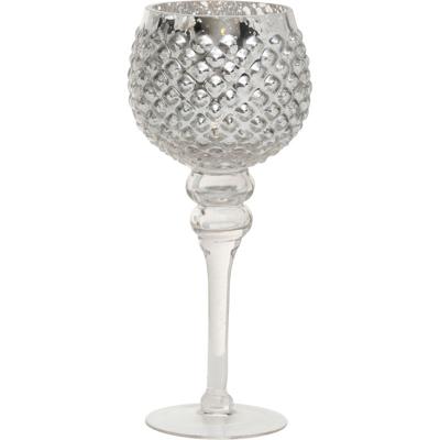 Windlicht Milou zilver 30cm