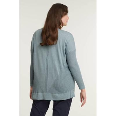 JD Williams fijngebreid vest van gerecycled polyester lichtblauw JD Williams fijngebreid vest van gerecycled polyester lichtblauw