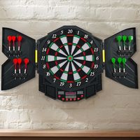 Professionele Elektronische Dartbord Set Dartbord met LCD-Scherm 27 Spellen 216 Variaties 12 Darts Digitaal Dartbord met Scorebord - thumbnail