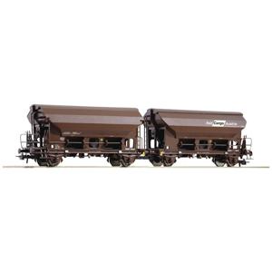 Roco 76022 H0 dubbele zwenkdakwagen van de ÖBB