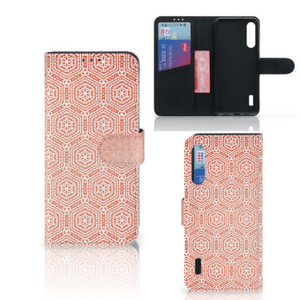 Xiaomi Mi A3 Telefoon Hoesje Pattern Orange