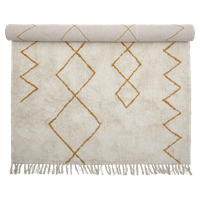 Bloomingville Karpet Geel Katoen