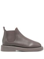 Marsèll bottines en cuir à bout rond - Gris